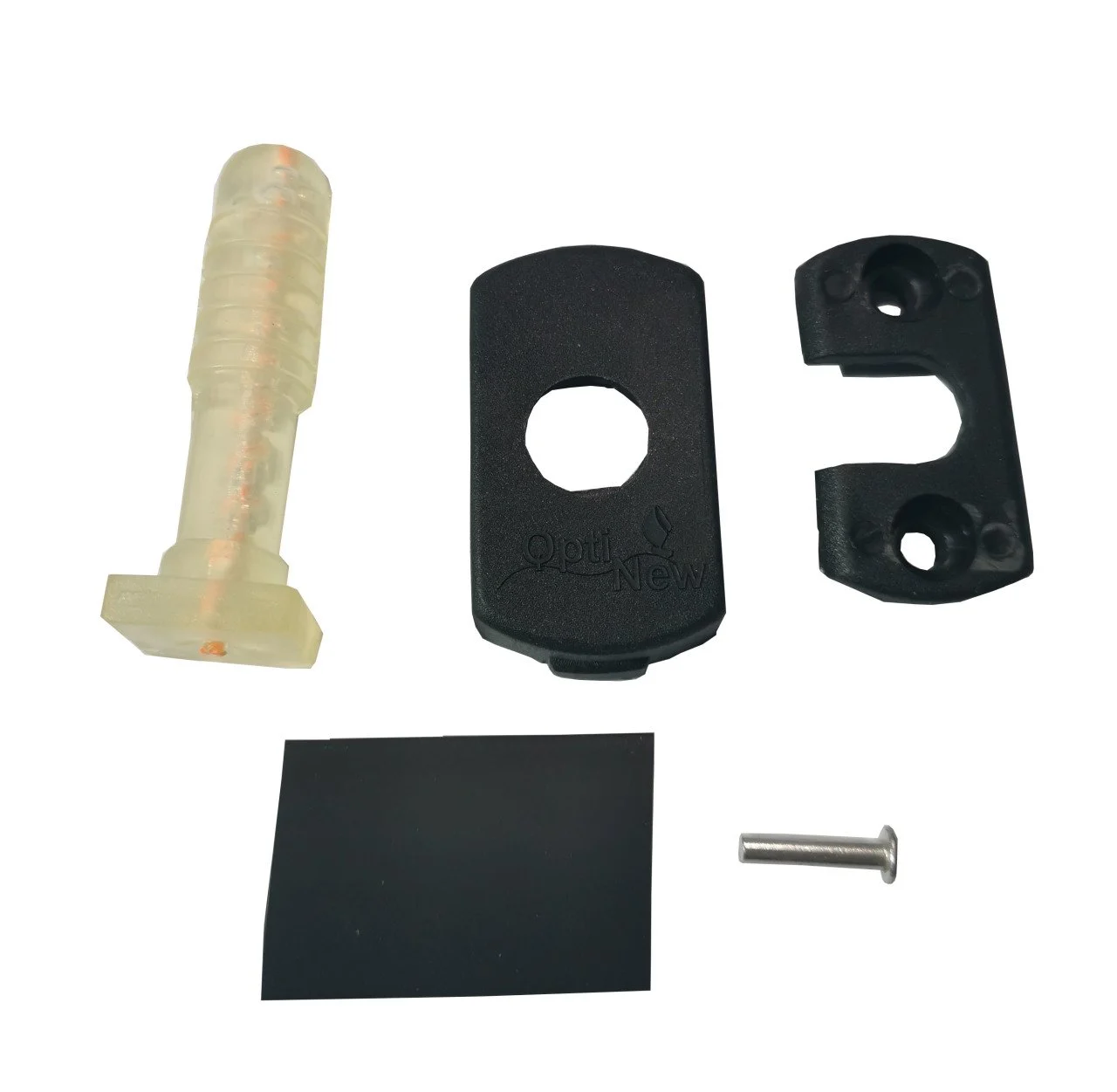 Releasable rubber joint with rope core for tiller extensionOptiparts